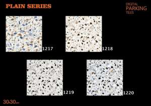 Dalles de stationnement extérieures en céramique numérique haute adhérence 300x300mm 30x30cm 12x12 pouces, revêtement de sol mat pour allées et zones de stationnement - Product Image 2