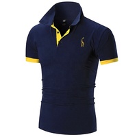 Chemises polo de conception personnalisée avec logo, polyester, couleur unie, uniforme, polo de golf, camiseta polo pour hommes