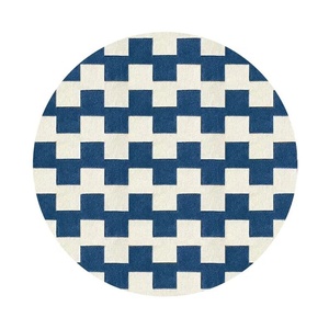 Alfombra de dormitorio con pila de lazo de lana lavable, acento suave para sala de estar, alfombra antideslizante para suelo de entrada - Product Image 4