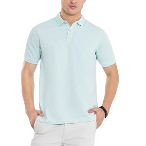 Custom Anti-Wrinkle Breathable 100% Cotton Knitted <b>Pocket</b> for <b>Shirt</b> for Men Plus Size Golf Printed Style 2026 - Product Image 1