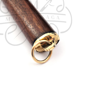 Couteau de travail médiéval Pukkoo, style celtique viking, en bois dur et acier inoxydable, multifonction, avec étui en cuir, style sax. - Product Image 3