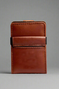 Porte-cartes en cuir véritable pour homme de haute qualité, personnalisé, avec protection RFID, mini, fin, pour poche avant, vente en gros - Product Image 5