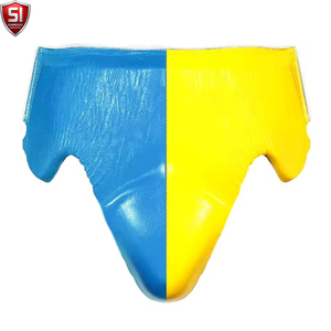Equipo de Protección para Boxeo SUMROOS INDUSTRY, Material de Cuero y PU, Transpirable, para Entrenamiento, Azul y Amarillo, para Todas las Estaciones - Product Image 4