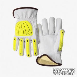 ถุงมือเชื่อมหนังแพะ Vantrex VI-im-07 คุณภาพสูง ระบายอากาศได้ดี ทนแรงกระแทก ทนความร้อน มีรูสำหรับนิ้วหัวแม่มือ เหมาะสำหรับช่าง - Product Image 6