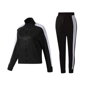 Fantastic New Designs of Women Tracksuits Zipper Hoodie Jogger Suit Tracksuit for Ladies Girls Cheap Price - Product Image 3