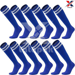 Team Training Set Winter Soccer Crew Cuff <b>Socks</b> Knitted Spandex/Polyester Men Custom Logo Breathable Wholesale Price Available - Product Image 2