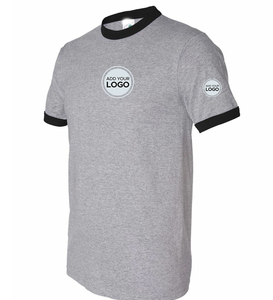 Camiseta Suave para Hombre, 50/50 Algodón/Poliéster, Estilo Ringer - Product Image 3