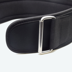 เข็มขัดยกน้ำหนักเพาะกายระดับพรีเมียม สายรัดพยุงหลังแบบหนา หัวเข็มขัดเหล็กแข็งแรง - Product Image 4