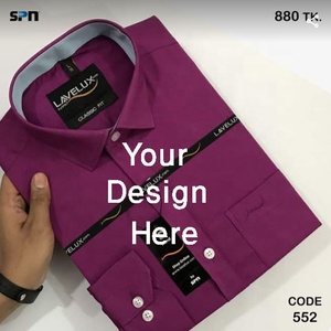 Chemise de bureau multicolore à la mode pour hommes de haute qualité Tissu doux à manches longues Fabricant du Bangladesh - Product Image 1