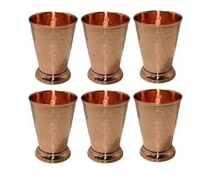 Handcrafted Copper <b>Beer</b> Mugs Solid Metal Vintage Design Single Wall For Party Use Adults - Product Image 2