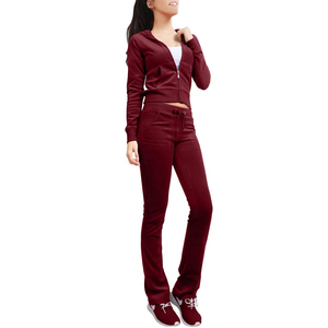 Conjunto Deportivo de Dos Piezas Personalizado para Mujer, Traje de Yoga y Gimnasio, Ropa Deportiva de Poliéster y Elastano, OEM ODM - Product Image 1
