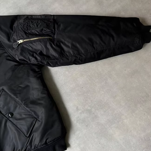 Chaqueta Reversible de Invierno para Hombre, Cortavientos, Gruesa, Estilo Bomber de Nailon, con Cuello Alto - Product Image 5