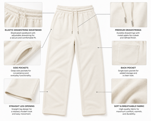 Pantalon de survêtement à cordon de serrage, qualité supérieure, tissu respirant, idéal pour les tenues décontractées et les sports de gym, joggers en molleton personnalisés, vente en gros - Product Image 6