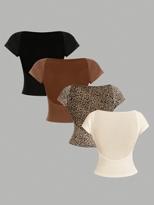 2026 New Design Best Sale Women Crop <b>Top</b> T Shirts Design Your Own Logo Women Crop <b>Top</b> T Shirts - Product Image 1