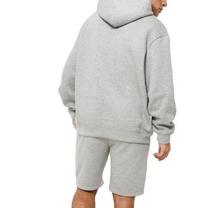 Sudadera con Capucha de Alta Calidad, 100% Algodón, Transpirable, para Invierno, con Pantalones Cortos, Estampado Sólido, Cintura Elástica y Bolsillos Laterales - Product Image 3