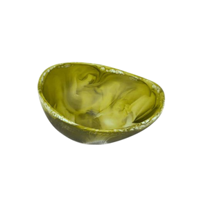 Bol de service en résine rose marbrée, fait main et écologique, bol à salade de fruits artistique de luxe pour la décoration de la maison et la vaisselle moderne - Product Image 6