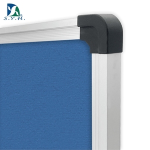 Tablero de Exhibición de Fieltro Azul con Marco de Aluminio para Escuela, Oficina e Impresión de Logotipo Personalizado - Product Image 2