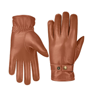 Gants en cuir de haute qualité les plus vendus, gants de mode en cuir personnalisés pour l'hiver, usage quotidien, fête, décontracté, avec services OEM - Product Image 5