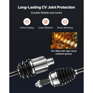 Coppia di Semiasse CV Anteriore Sinistro e Destro (Lato Guida e Passeggero) per Ricambio Automobilistico - Product Image 4