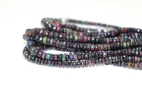 Cuentas de Labradorita Facetadas de Alta Calidad, Corte Brillante, 3.5mm, Multicolor, Efecto Fuego, Gema Natural para Joyería, Excelente Calidad, Sueltas