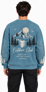 <b>Halloween</b> <b>Sweatshirt</b> Skeleton Pumpkin Graphic Oversized Crew Neck Long Sleeve Gothic Pullover Autumn Winter Unisex Streetwear - Product Image 4