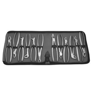 Forceps d'extraction dentaire manuels en acier, modèle américain professionnel, pour dents supérieures et inférieures, certifiés CE ISO, par Gip Surgical - Product Image 2