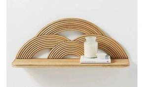 Airplane Design Rattan wall-mounted <b>shelf</b> for kids Woven Floating Storage Rack Boho Nursery Wall Decor Storage Display <b>Shelf</b> <b>Box</b> - Product Image 4
