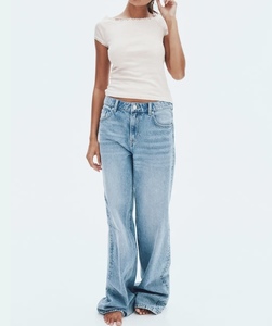 Meilleure vente d'été : T-shirt femme à manches courtes, coupe ajustée, crop top pour adolescentes et femmes, haute qualité, basique mais au look élégant - Product Image 1