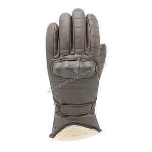 Gants de moto en cuir en promotion – Été et hiver – Gants de motocross et de course – Compatibles écran tactile – Pour moto, VTT et cyclisme - Product Image 1