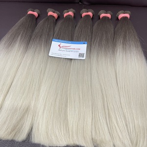 Cabello Humano Virgen Remy Vietnamita al por Mayor para Teñir, Liso, a Granel, 100% de Alta Calidad, Sedoso, con Doble Trama a Máquina - Product Image 3
