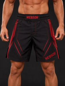 Pantalones Cortos de MMA para Hombre, Personalizados con Logotipo, Impresión Digital Delantera/Trasera, 100% Poliéster, Ligeros, de Secado Rápido, Transpirables, Corte Regular, OEM - Product Image 1