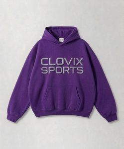 Sweat à capuche court personnalisé pour femme avec logo brodé, manches longues, haute qualité, prix promotionnel, vente en gros - Product Image 1