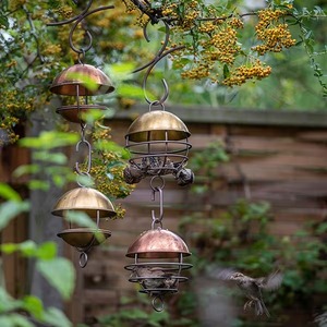 Newest Design Bird Feeder Hanging Bird Feeder Heavy Duty Seed Feeder Fancy Standard Design Antique Design Stylish Large Birds - Product Image 4