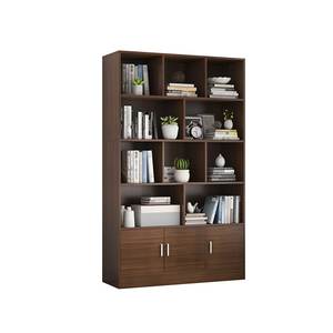 Luxury Minimalist Teak <b>Wood</b> <b>Bookcase</b> Three Door Base Home Display Showcase - Product Image 2