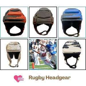 Soft Shell Rugby <b>Helmet</b> EVA Material Lightweight Breathable Adjustable Unisex Padded Headgear - Product Image 5