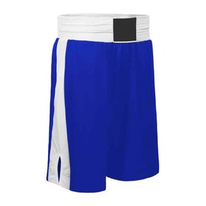 Wholesale High Quality <b>Men's</b> Boxing <b>Trunks</b> Custom OEM Service Breathable 100% Polyester & Silk All Seasons - Product Image 3