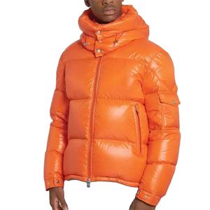 Chaqueta Acolchada Brillante Unisex, Ropa Casual para Exteriores, Chaqueta con Capucha, Chaqueta de Burbuja con Mangas Completas, Transpirable, para Invierno, al por Mayor - Product Image 1