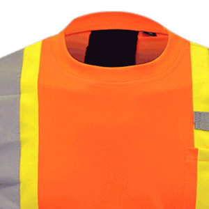 Customized Logo Work T-shirt Wholesale High Quality <b>Construction</b> Safety Clothing Shirts Reflective Hi Vis Work Shirt - Product Image 4
