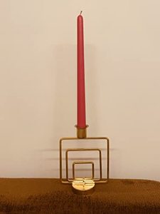 Portavelas Decorativo de Metal de Diseño Elegante para Mesa, Adorno para Decoración del Hogar - Product Image 3