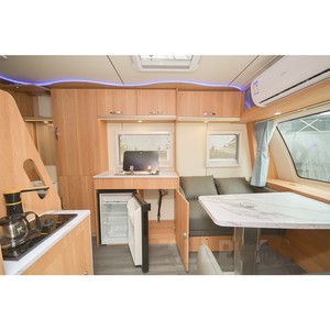 Luxury Factory Customized Off Road Travel Trailer Caravan RV Camper Mobile Home with <b>Kitchen</b> Bathroom Space - Product Image 6