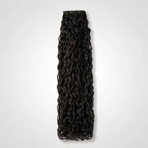 ผมแท้สีน้ำตาลธรรมชาติแบบยาวหยิกเป็นลอน  แบบ Remy  หนาแน่นเต็มเส้น  สีน้ำตาลเข้ม  ฐานผ้าไหม  แบบ Double Drawn  ปรับขนาดได้ - Product Image 1