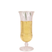 Flûtes à champagne en plastique de 14 oz PS, verres à champagne incassables