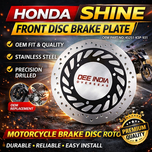 Plaque de frein à disque avant pour Honda Shine |   Disque de frein de moto OEM - Product Image 2