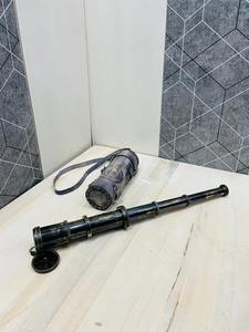 Telescopio Pirata de Latón Antiguo Pulido Negro con Tema de Ángel, Estuche de Cuero Dolan London 1920 BT-010, Artesanía del Viejo Mundo - Product Image 6