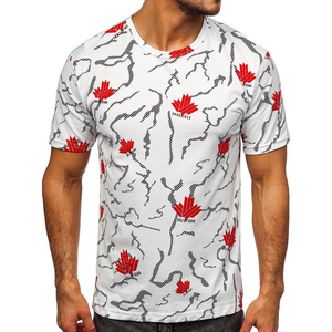 Nouveau design, vente en gros, t-shirt pour homme en coton 100% tricoté, imprimé par sublimation, écologique, séchage rapide - Product Image 1
