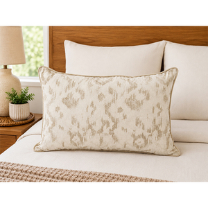 Luxury Embroidered 100% Linen Cushion <b>Cover</b> | Solid Decorative <b>Throw</b> Pillow <b>Cover</b> for <b>Sofa</b>, Living Room & Bedroom - Product Image 3