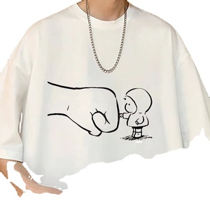 Camiseta holgada con estampado divertido para hombre, ropa informal de alta calidad en colores sólidos, las mejores camisetas para uso diario - Product Image 1