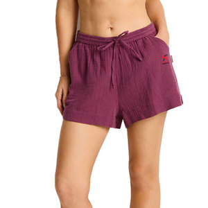 Short de plage pour femme Solid Trader, qualité professionnelle, résistant aux intempéries, hydrofuge, séchage rapide, léger, avec cordon élastique - Product Image 1