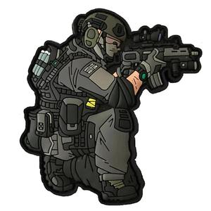 Factory Customized Tactical Uniform Rubber PVC <b>Patches</b> Eco-Friendly <b>Sew</b>-<b>On</b> Custom Logo <b>Patch</b> Badge Durable Rubber <b>patches</b> - Product Image 2