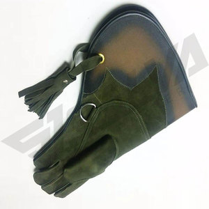 Gants d'entraînement de fauconnerie de qualité supérieure, compatibles écran tactile, sûrs pour le sport, meilleur équipement de chasse, prix abordable, en cuir, faible MOQ - Product Image 4